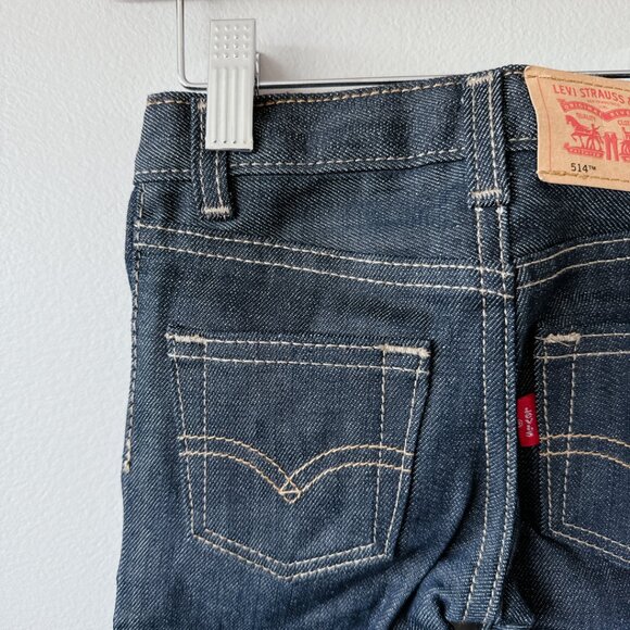 3/$15 Levi’s NWOT 514 Slim Straight jeans 12m dark wash baby pants - Picture 10 of 14
